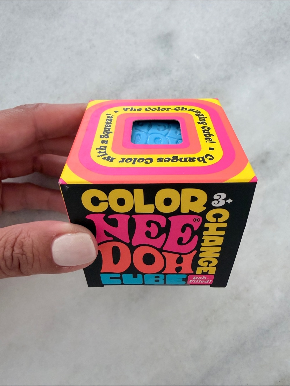 Needoh Color Change Cube - Blue